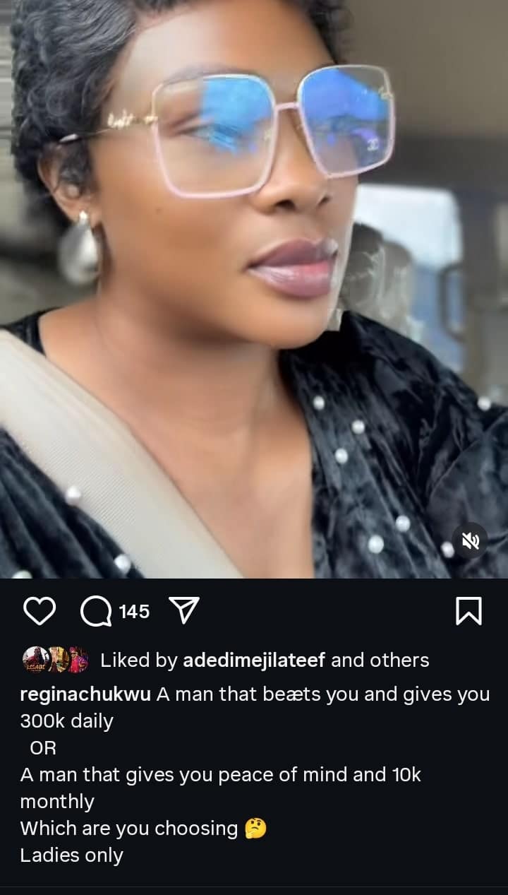 Regina Chukwu asks a man that beats you