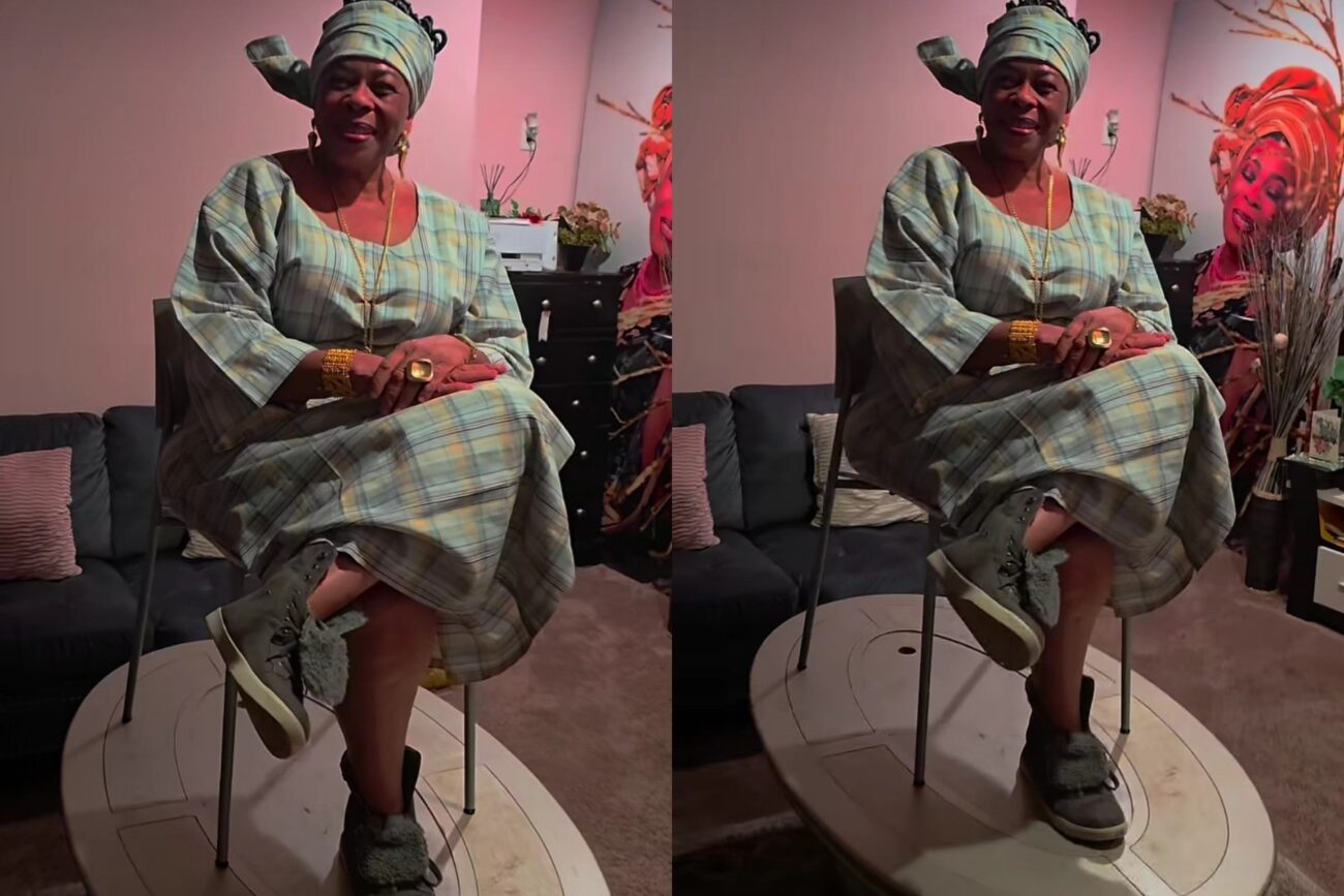 Toyin Adewale joins Nicki Minaj's pose challenge