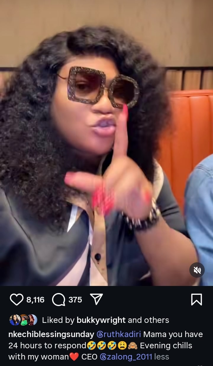 Nkechi Blessing meets Ruth Kadiri's lookalike