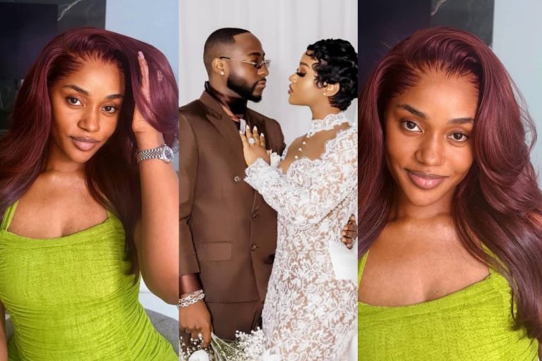 Davido’s wife, Chioma, shows off her natural beauty in new photos