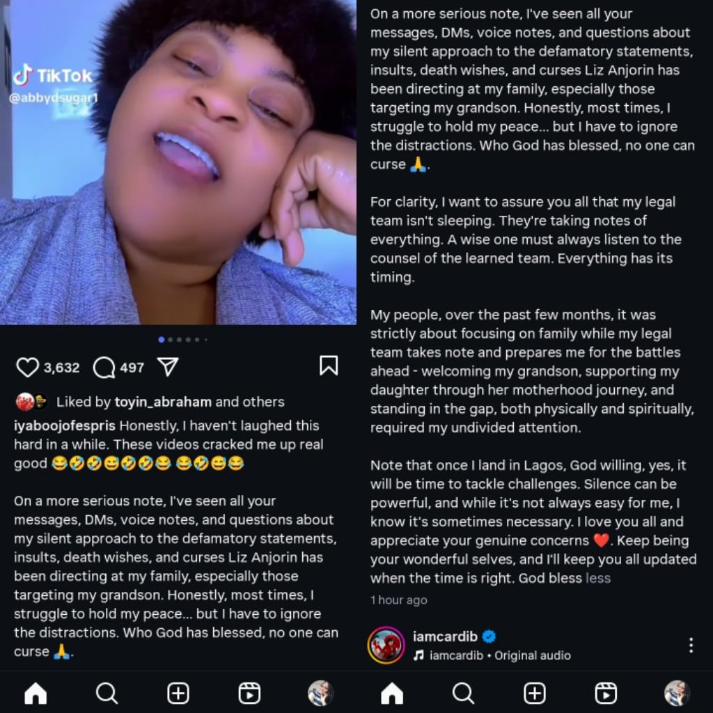Iyabo Ojo speaks over attack from Lizzy Anjorin