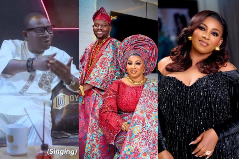 “My wife isn’t a wicked woman at home or in public” – Afeez Owo clarifies as he speaks on his 22-year marriage to Mide Martins, reveals their pet names (Video)