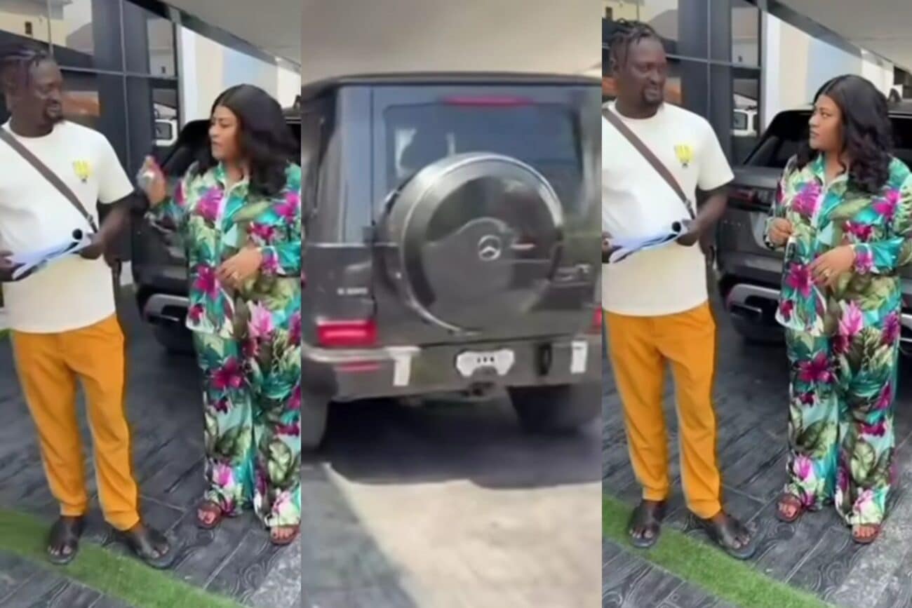 Nkechi Blessing gifts director G-Wagon