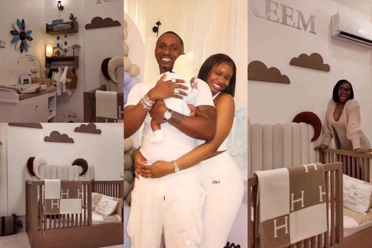 Priscilla Ojo gives fans a tour of her son, Rakeem’s nursery room (Video)