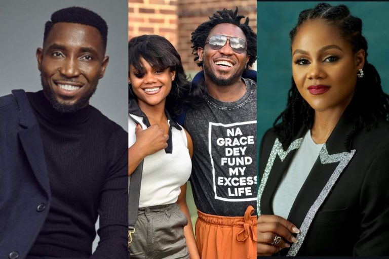 Timi Dakolo reacts as fan tells him and wife to have three more kids
