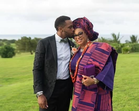 Bukky Wright son's wedding