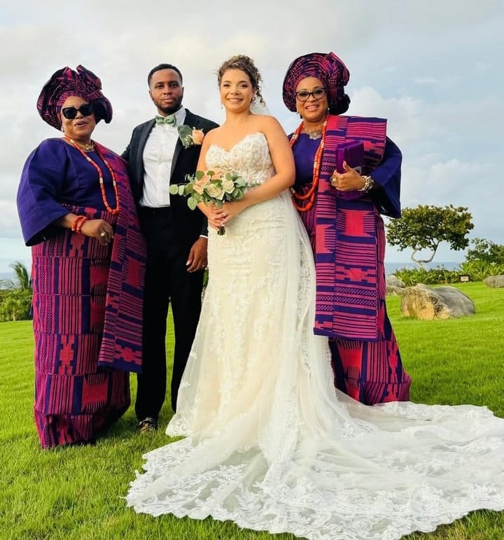 Bukky Wright son weds