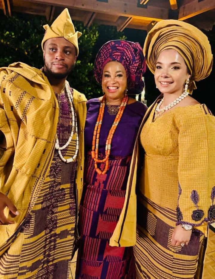 Bukky Wright son weds