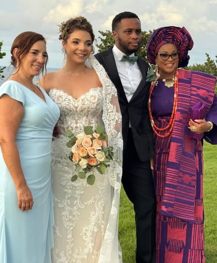 Bukky Wright son weds