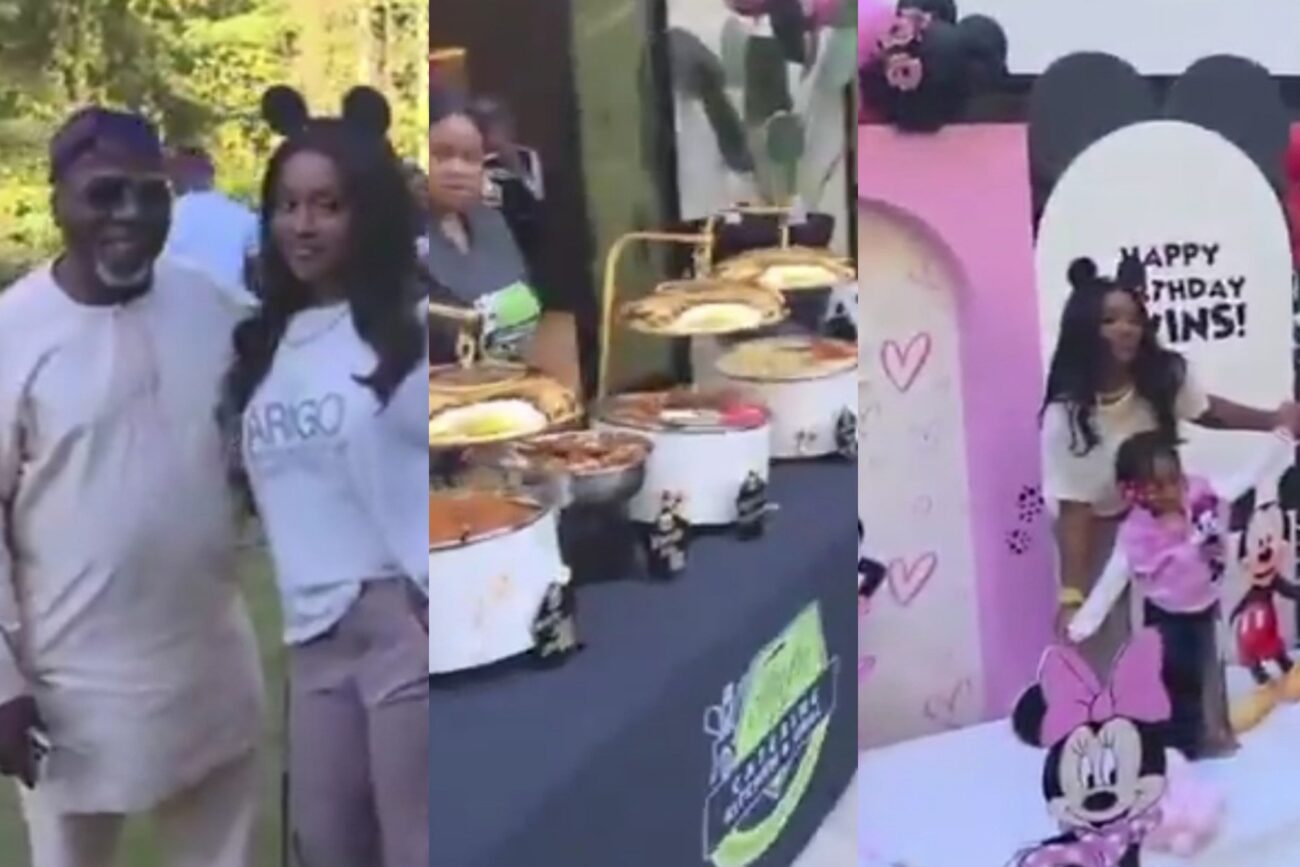 Davido and Chioma throw party for their twins