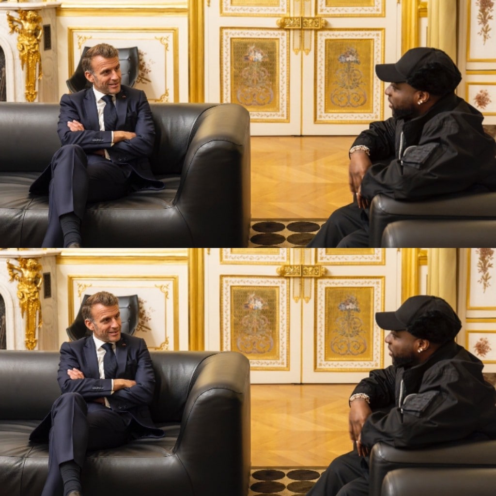 Davido and French President