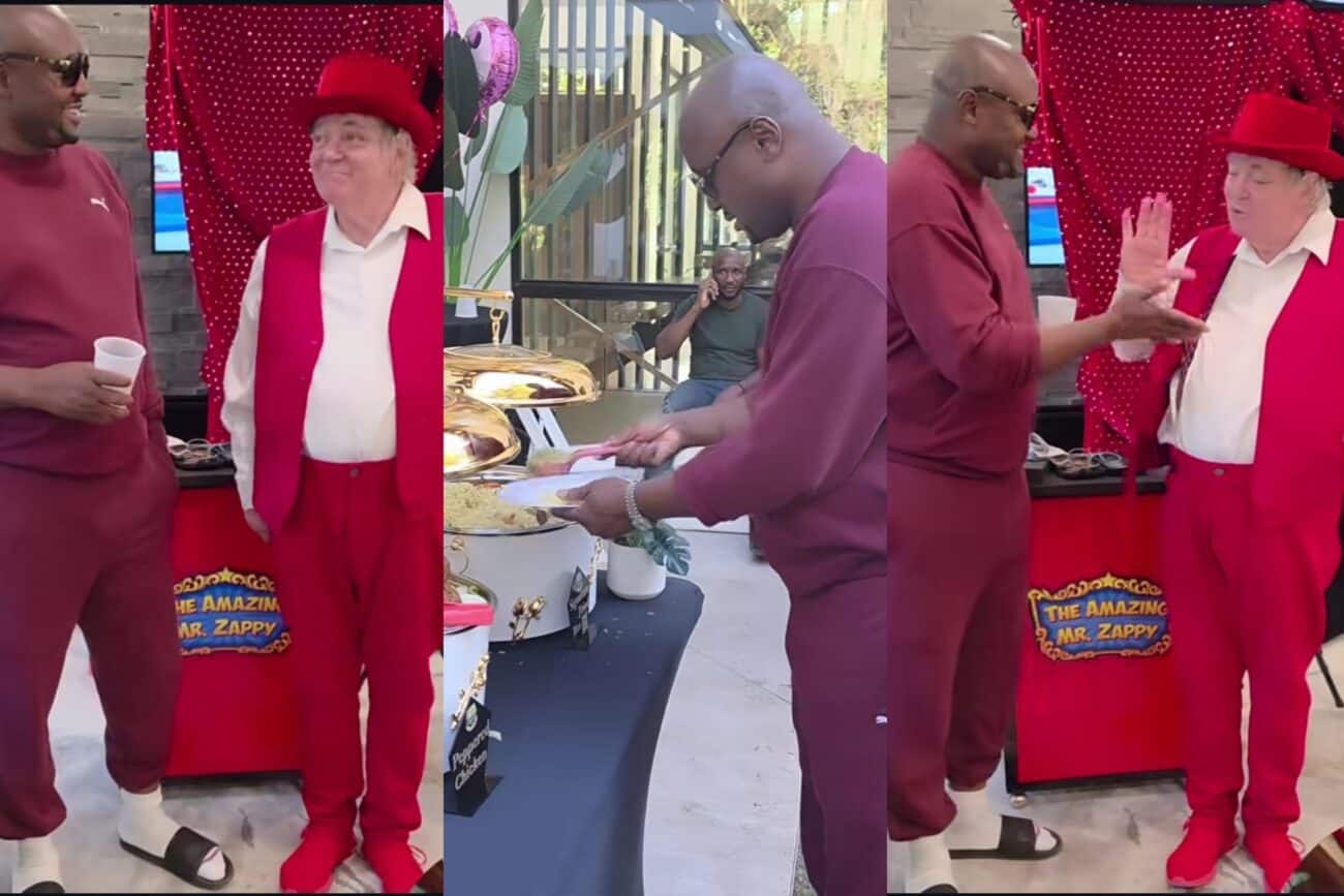 Israel DMW at Davido's twins birthday party