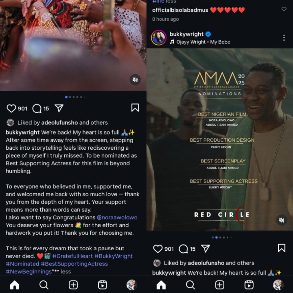 Bukky Wright bags Best Supporting Actress nomination