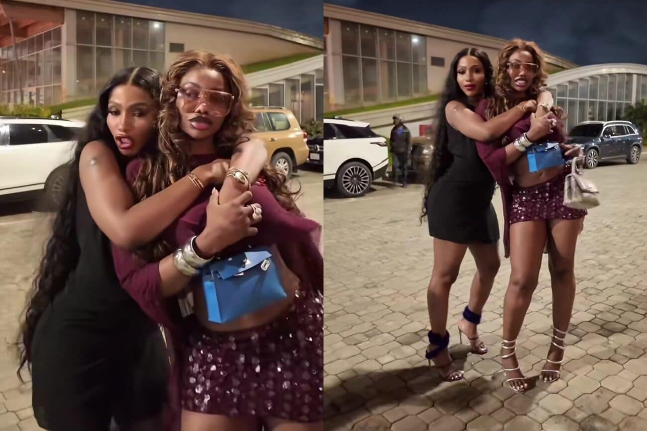 Mercy Eke and Tacha serving friendship goals