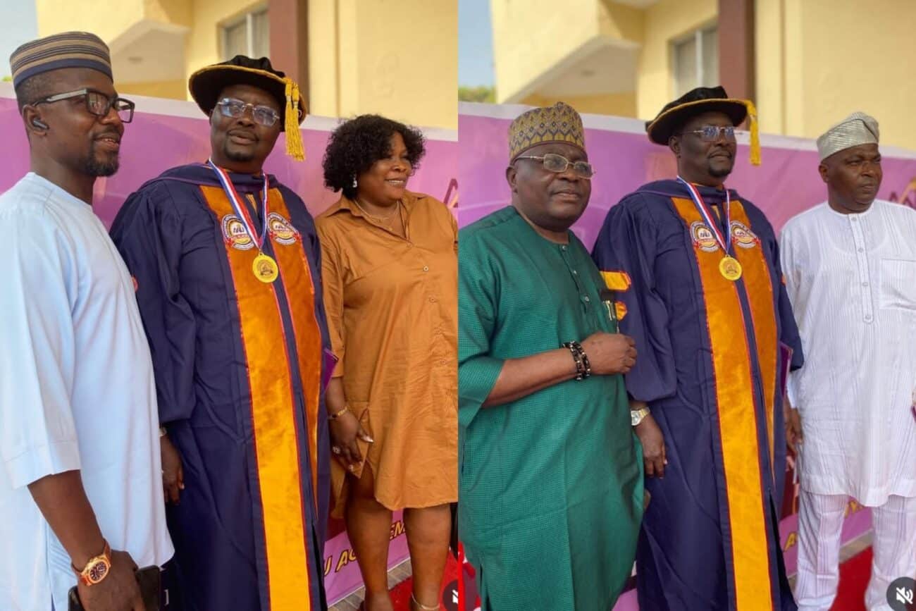 Antar Olaniyan bags doctorate degree