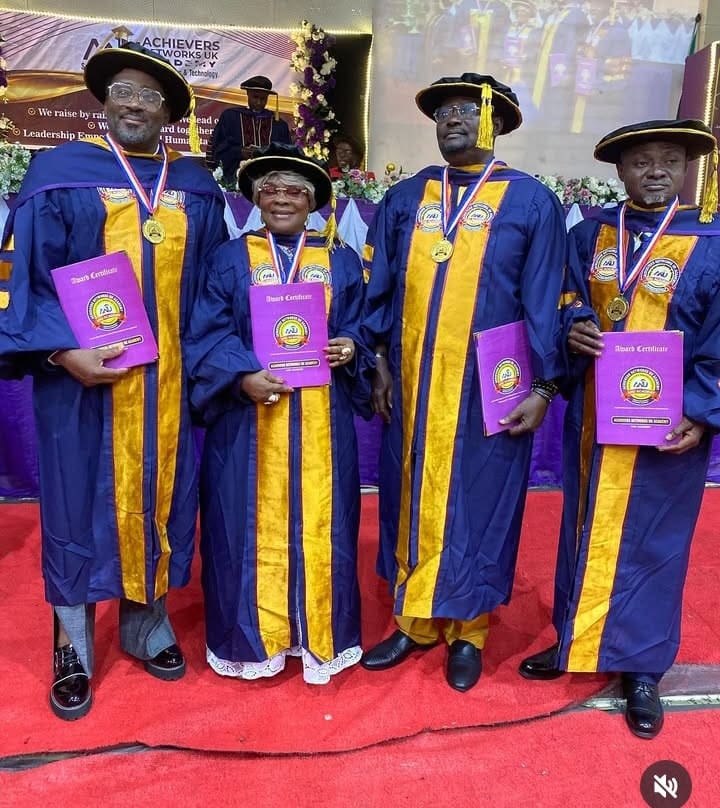 Antar Olaniyan bags doctorate degree