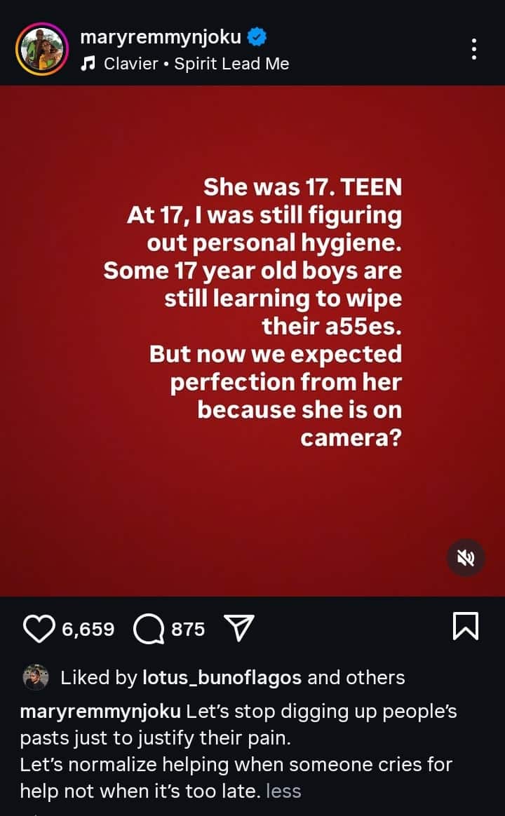 Mary Njoku defends Regina Daniels