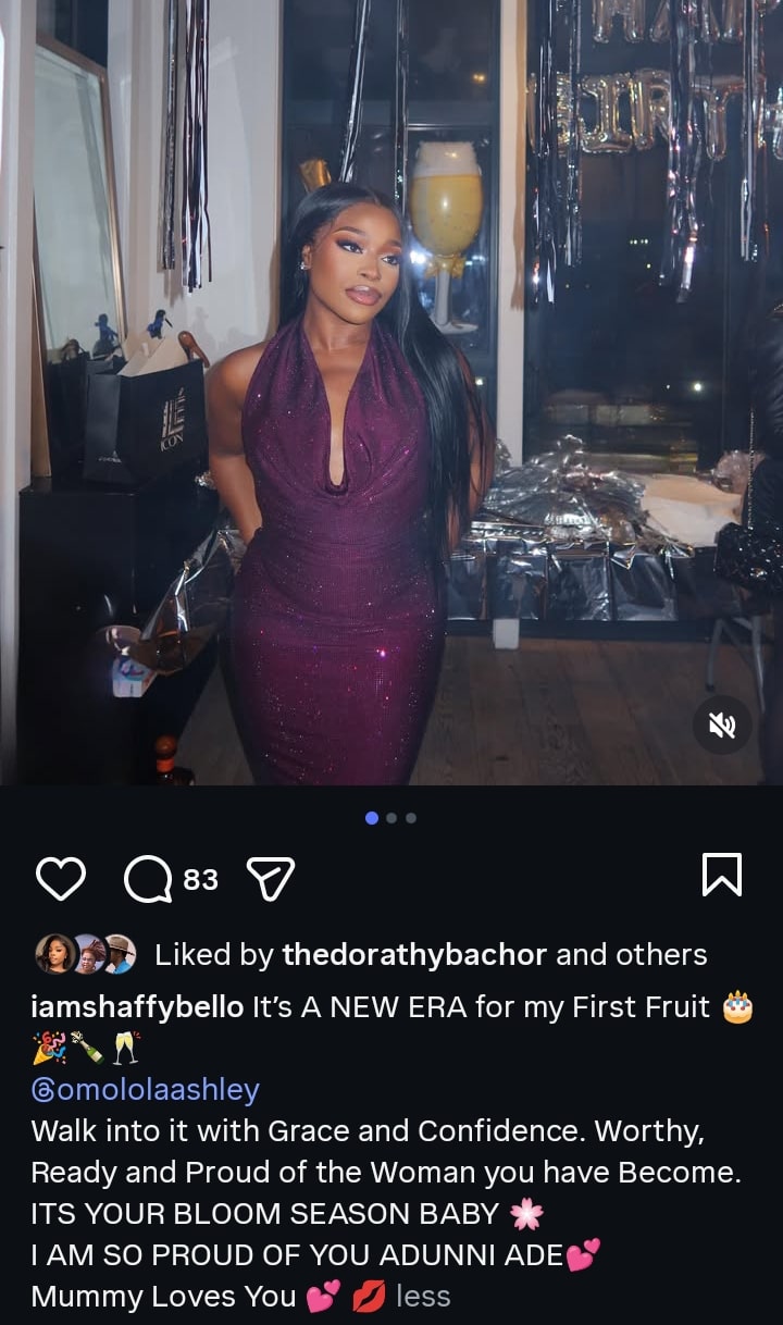 Shaffy Bello celebrates daughter's birthday