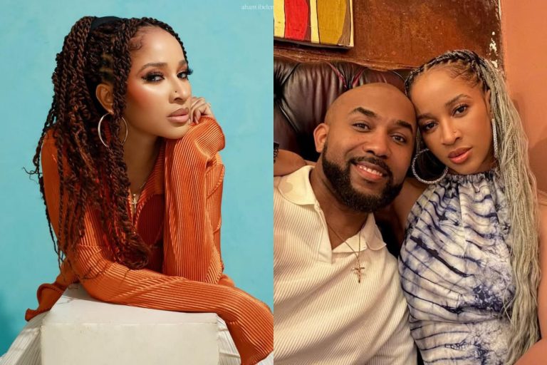 “One of my favourite things to do is grow old with you” – Adesua Etomi tells Banky W