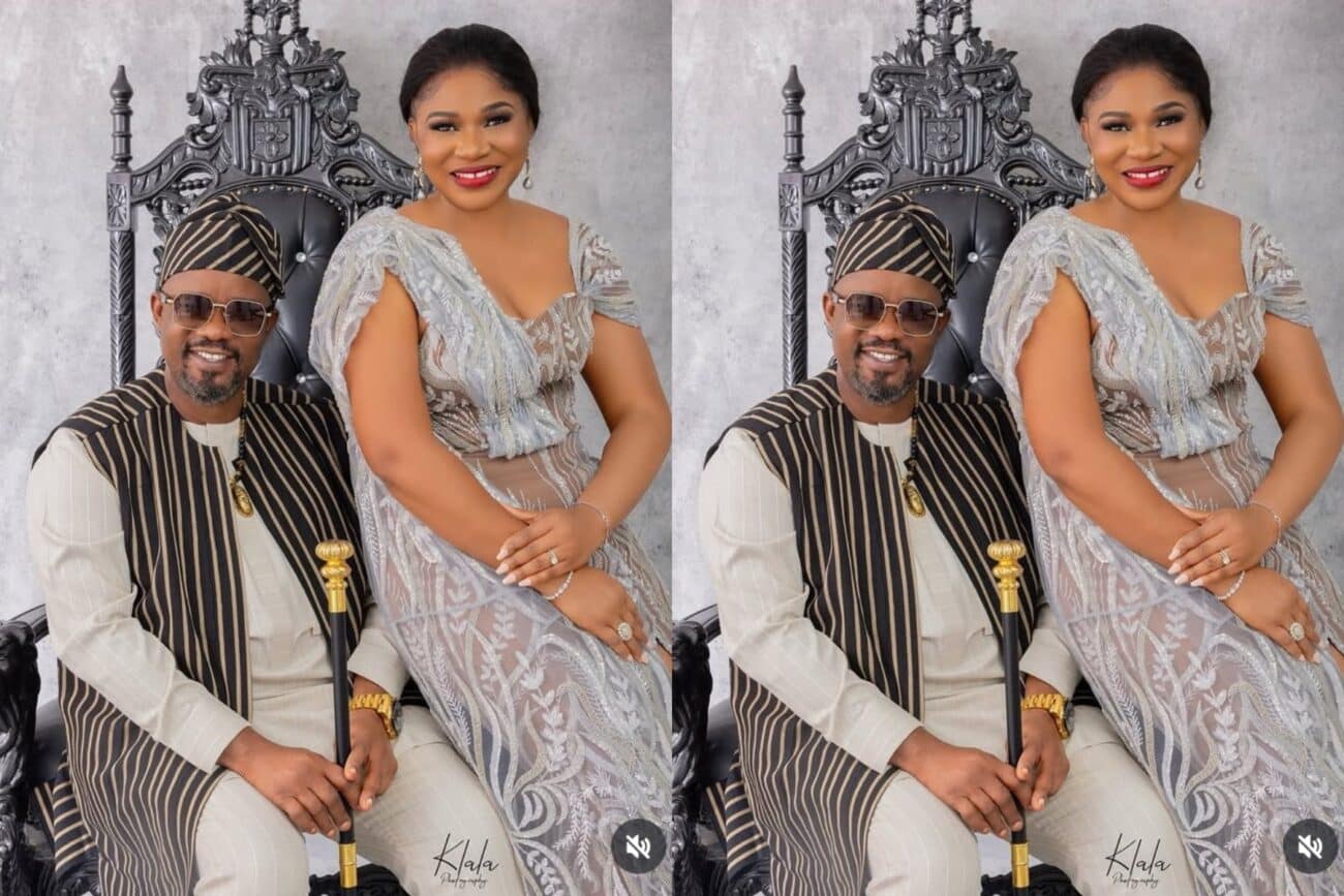 Charles Inojie and wife celebrate 13th anniversary