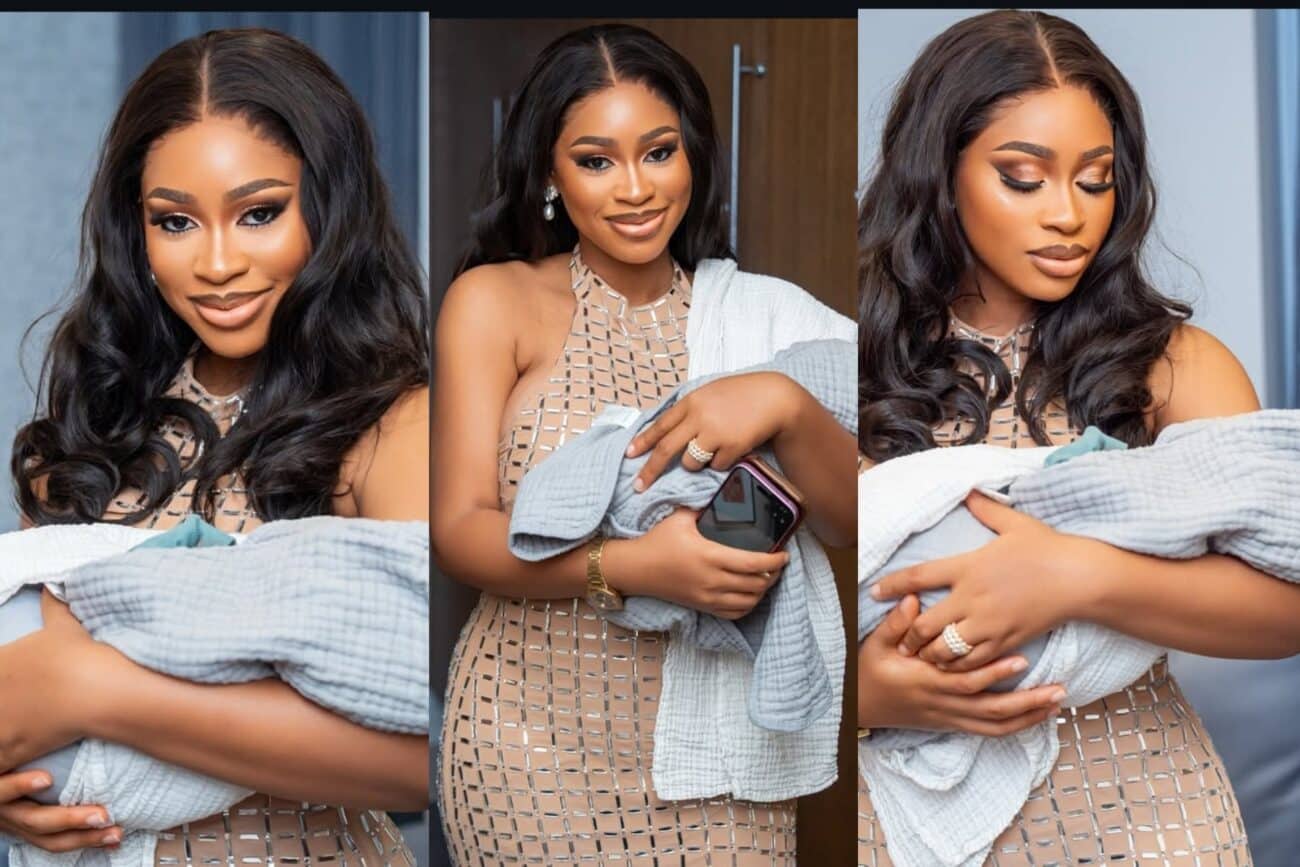 Yetunde Barnabas celebrates 8 days of son