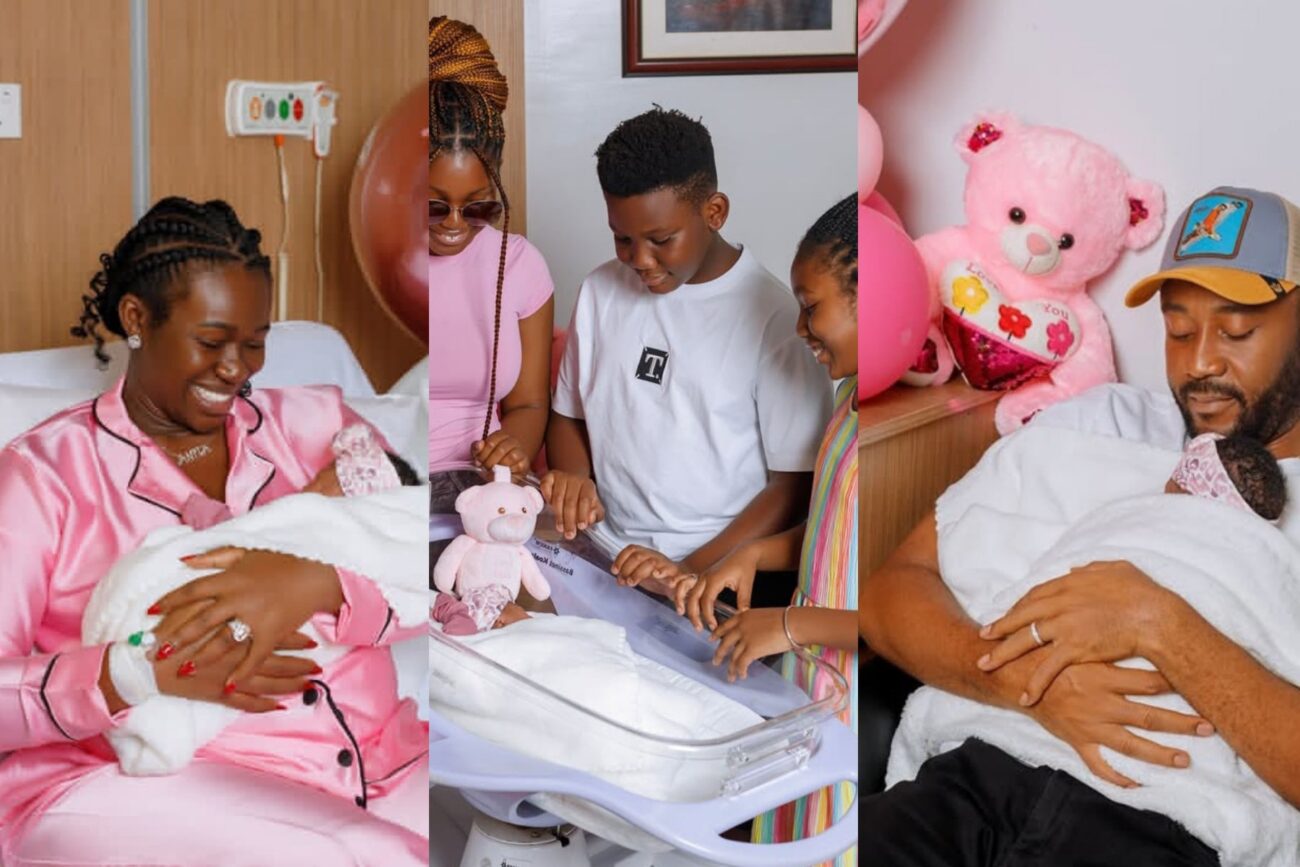 Warri Pikin welcomes third child