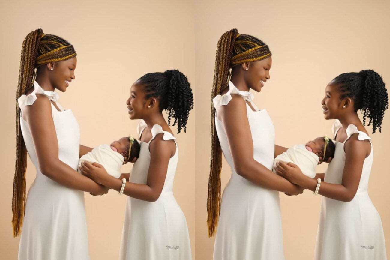 Warri Pikin unveils newborn daughter