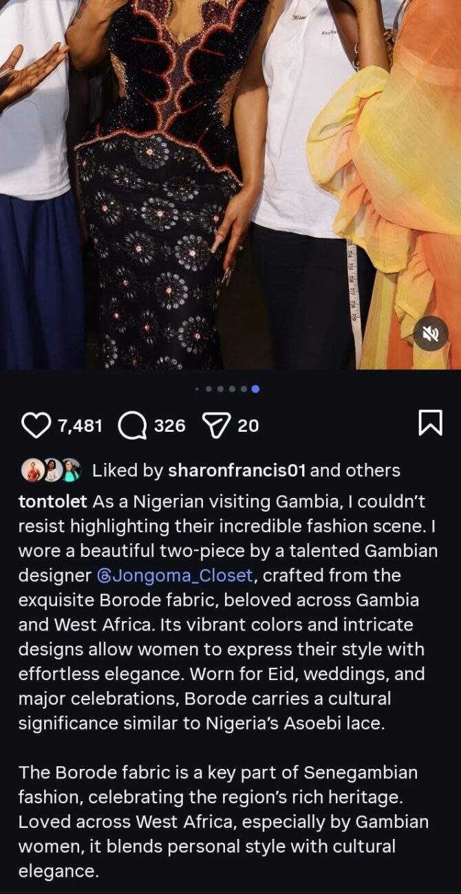 Tonto Dikeh speaks on her visit to Gambia