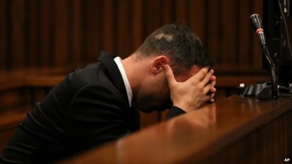 Oscar Pistorius Breaks Down in Court During Trial.