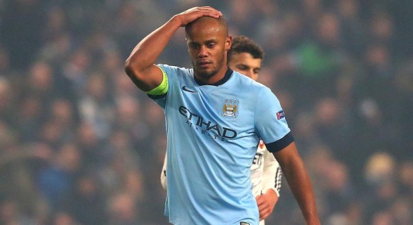 Manchester City's Kompany Set to Miss the Weekend's Premier League game Through Injury. Image: Getty.