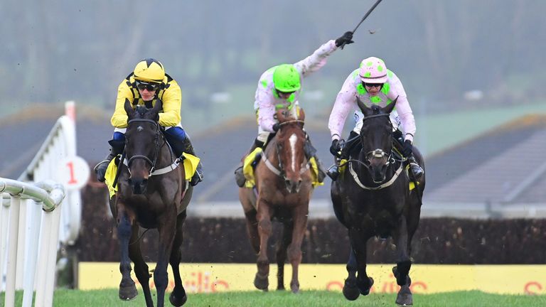 Al Boum Photo wins the Savills Chase at Tramore on New Years Day