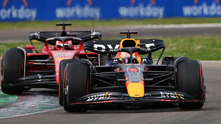 Max Verstappen pulled off an amazing overtake on Charles Leclerc to earn himself the win in the Sprint Race at the Emilia Romagna GP.