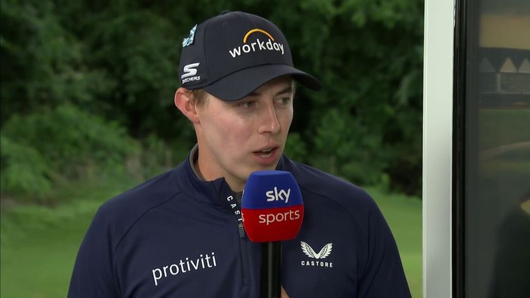 Matt Fitzpatrick was in good spirits after a third round 67 left him at six under par for the tournament.