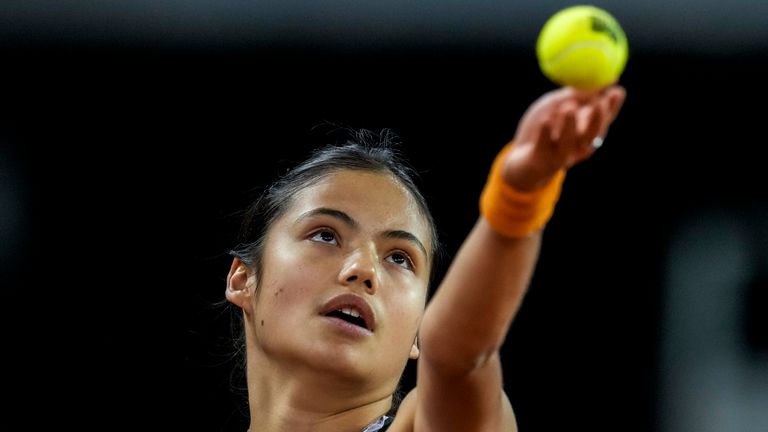 Emma Raducanu will be playing at the clay-court Grand Slam for the first time