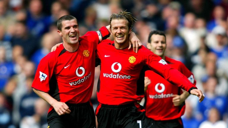 Roy Keane and David Beckham