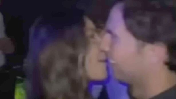 Sergio Perez was seen getting up close and personal with a number of women after his Monaco GP success