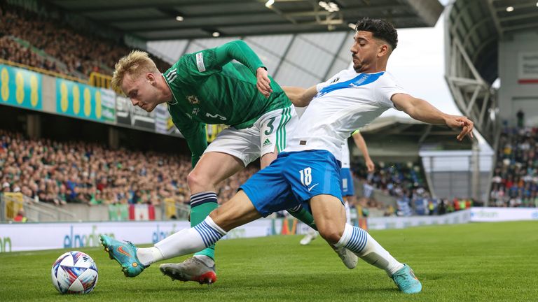Dimitris Limnios and Northern Ireland&#39;s Patrick Lane