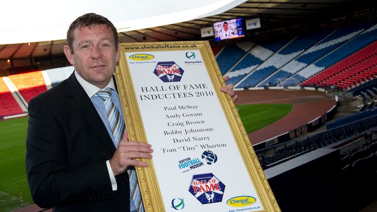 Andy Goram was inducted into Scottish football&#39;s Hall of Fame in 2010