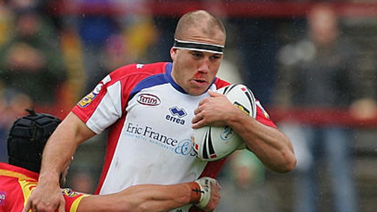 Ricky Bibey playing for Wakefield