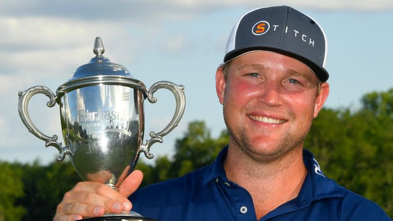 Trey Mullinax claimed a one-shot victory in the Barbasol Championship