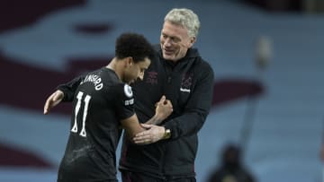David Moyes with Jesse Lingard during his West Ham loan spell