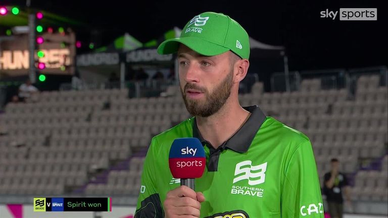 Following his side's defeat to London Brave, Southern Brave captain James Vince says that his side 'couldn't quite get over the line'