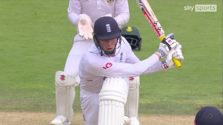 Zak Crawley's miserable summer continued as he was dismissed for 13 on day three at Lord's