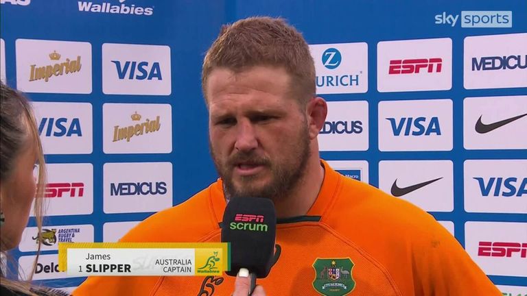Following Australia's emphatic win over Argentina, stand-in skipper James Slipper paid tribute to captain Michael Hooper, who stated he was not in the right 'mindset' to play