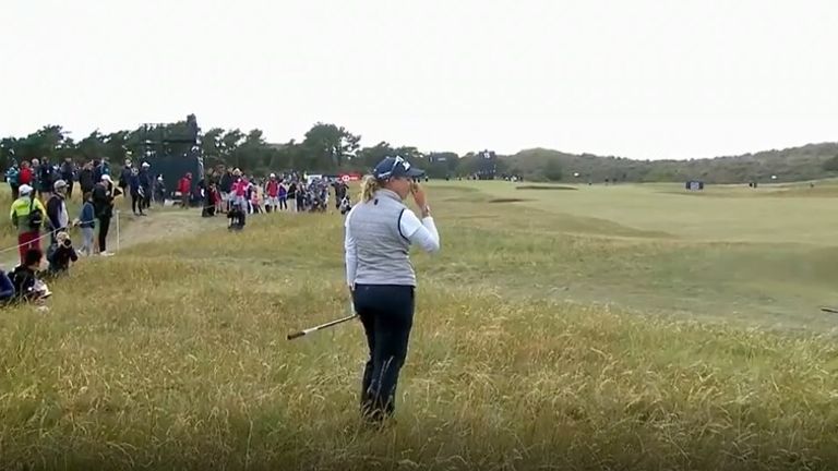 Sky Sports Laura Davies and Henni Koyack discuss Ashleigh Buhai's meltdown at the 15th.