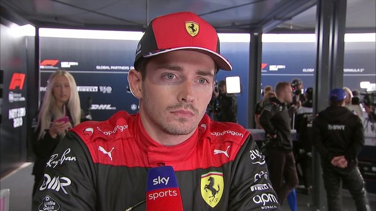 Charles Leclerc believes Ferrari's decision to put him on the hard tyres was a disaster