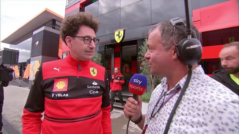Mattia Binotto was quick to defend Ferrari's strategy at the Hungarian GP and appeared unhappy with the car