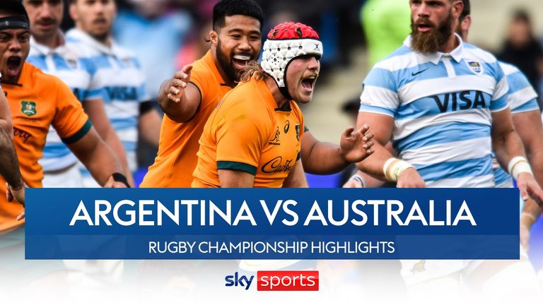 Highlights of the Rugby Championship encounter between Argentina and Australia