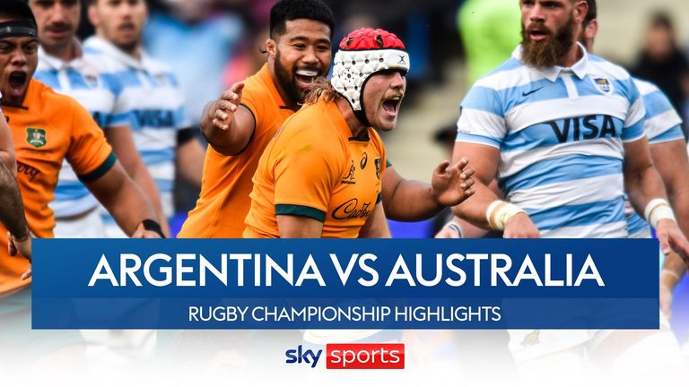 Highlights of the Rugby Championship Round 1 encounter between Argentina and Australia