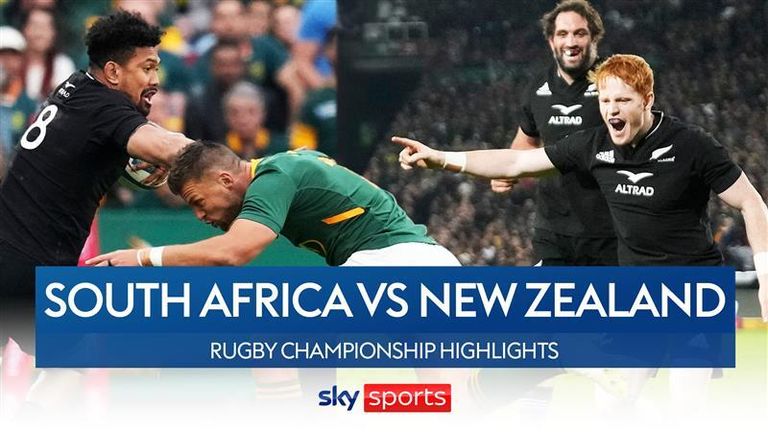 Highlights of the Rugby Championship clash between South Africa and New Zealand at Ellis Park